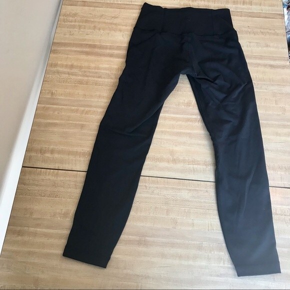 LULULEMON Leggings High Times Special Edition Metta Mesh Panels Black 7/8 Length - Picture 9 of 15